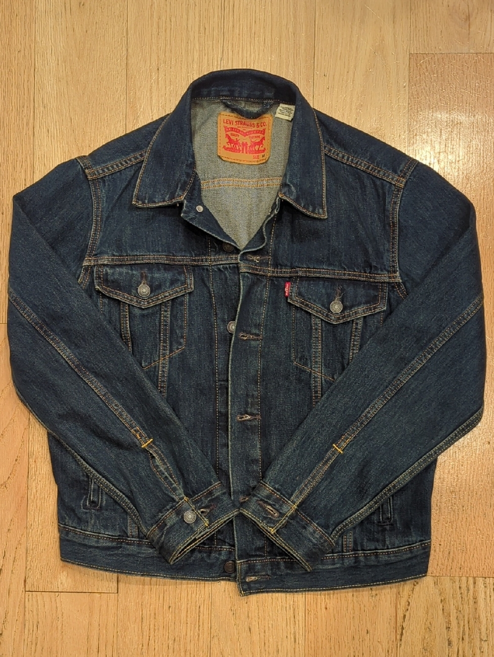 Levi's Indigo Blue Denim Jacket - Classic Trucker Style